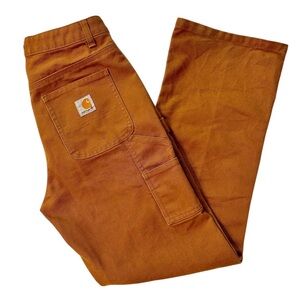 Carhartt Boys Pants Orange Size 14